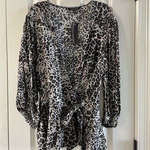 NWT Banana Republic Wrap Blouse